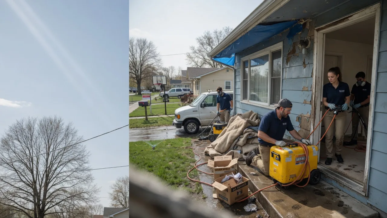 Basement Flood Cleanup in Starkweather, ND near me
